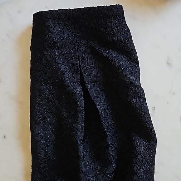 TED BAKER: black reptile print 3/4 length top - Picture 5 of 5